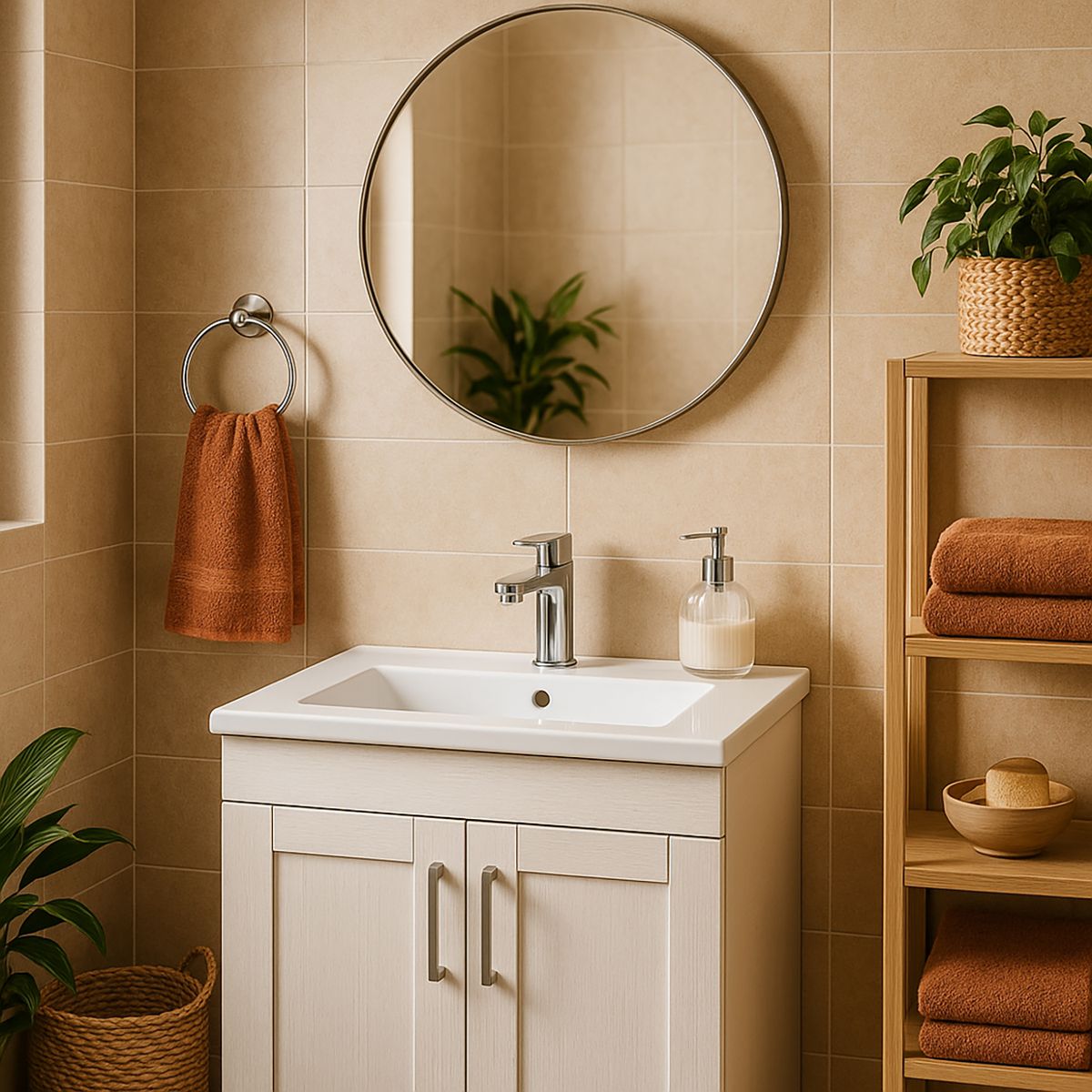 DUSCHY - Monomando Lavamanos Axe Cromado