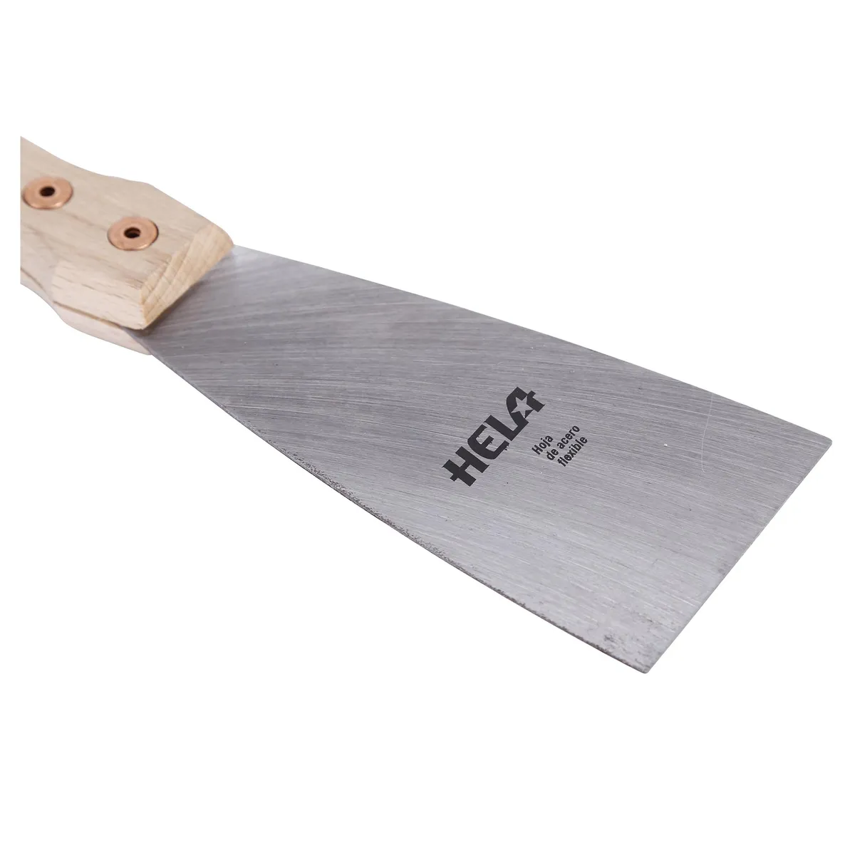 HELA - Espátula Flexible Hela 60 mm Multiuso Mango 25 cm