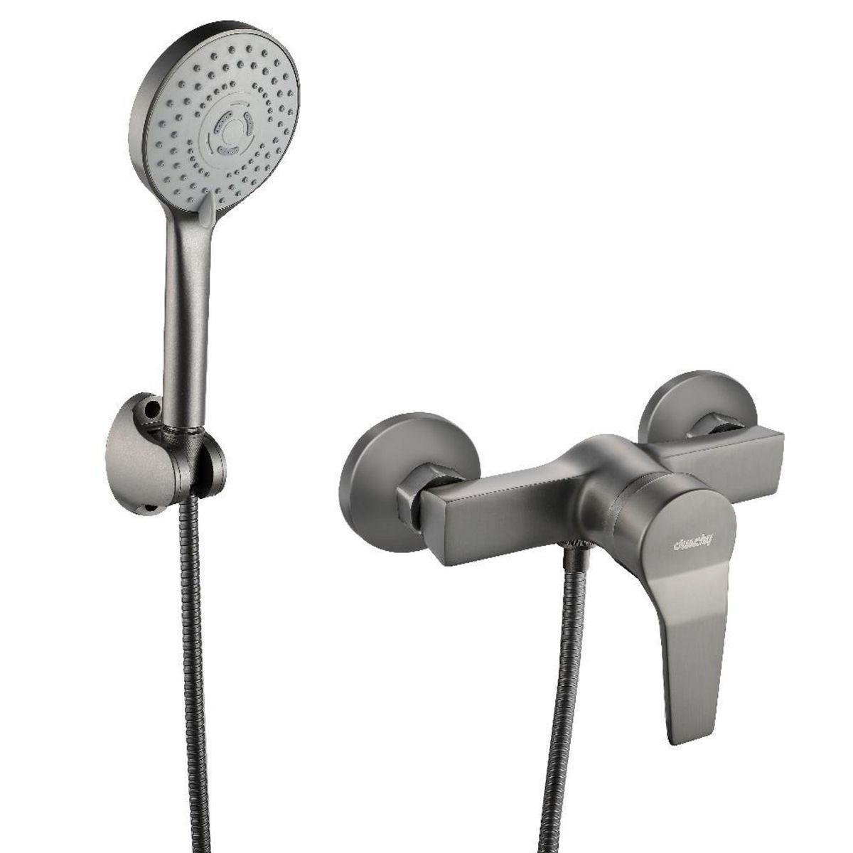 DUSCHY - Monomando Ducha Compass Gun Metal