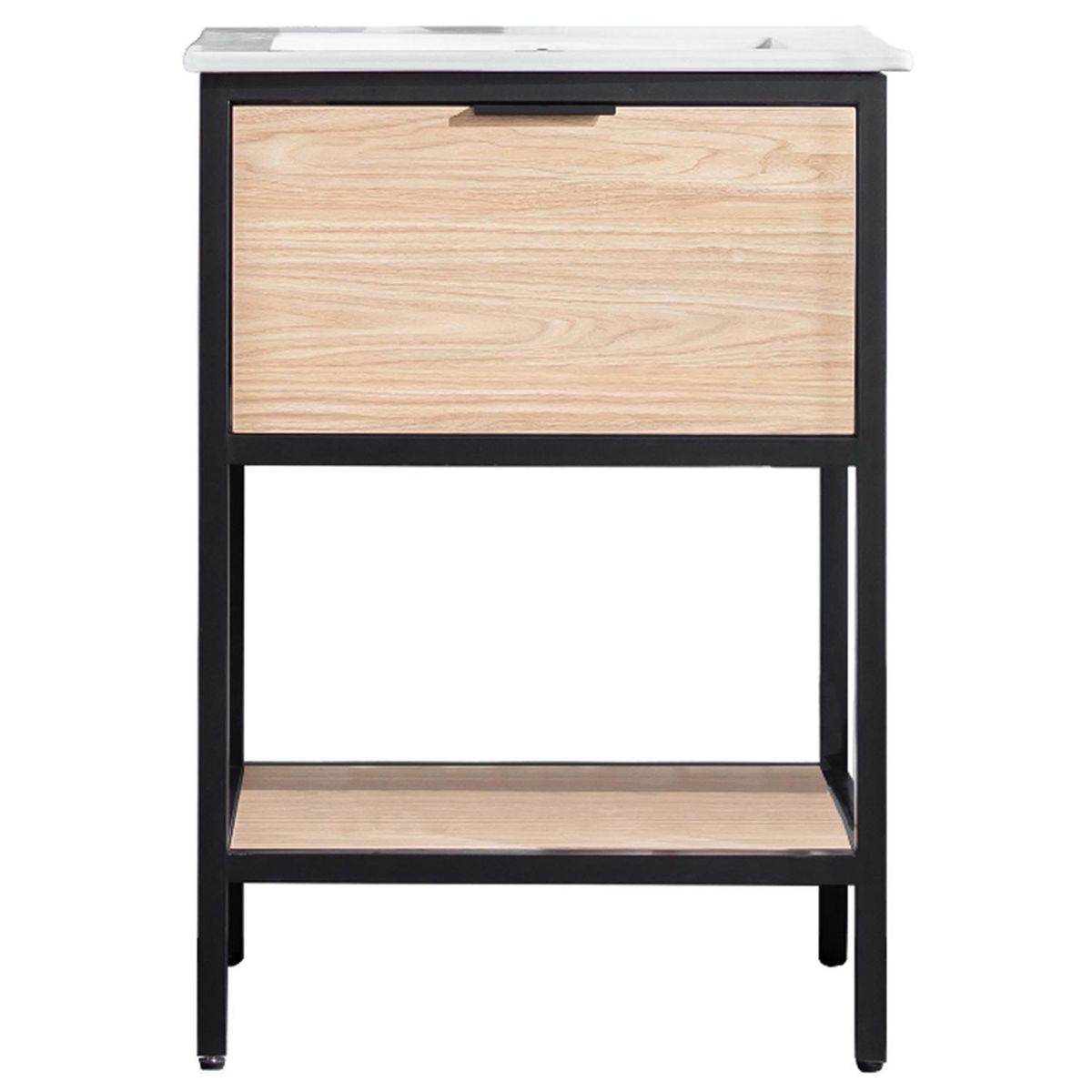 DUSCHY - Mueble Baño Agata Acacia Natural 46x87x61 cm