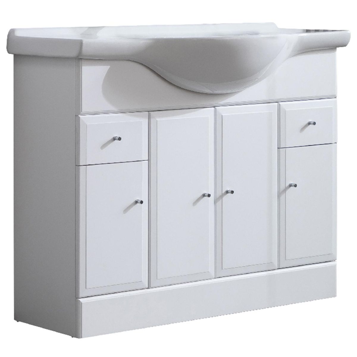 DUSCHY - Mueble Baño Kalla Blanco Soft 105x87x46 cm