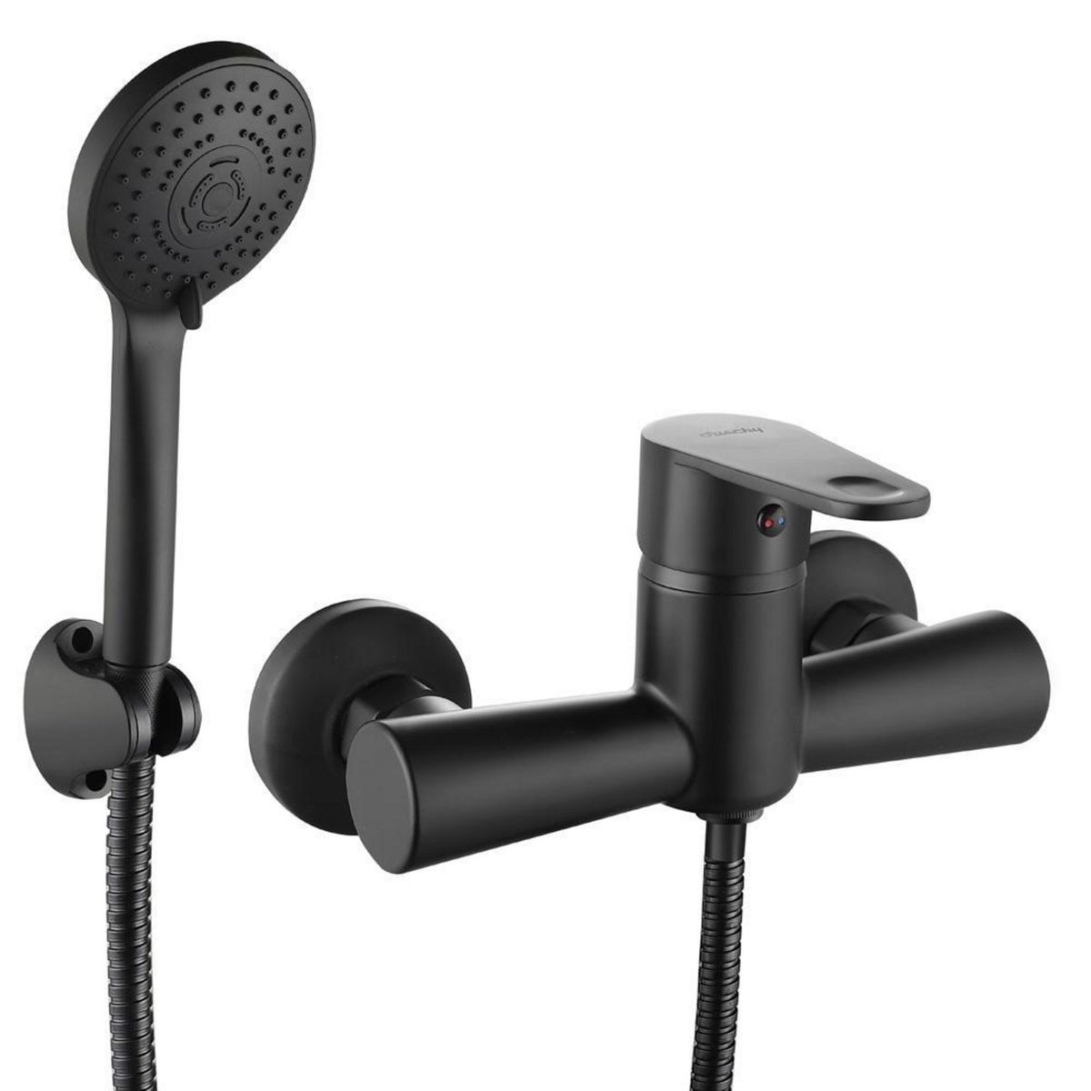 DUSCHY - Monomando Ducha Kalmar Matte Black