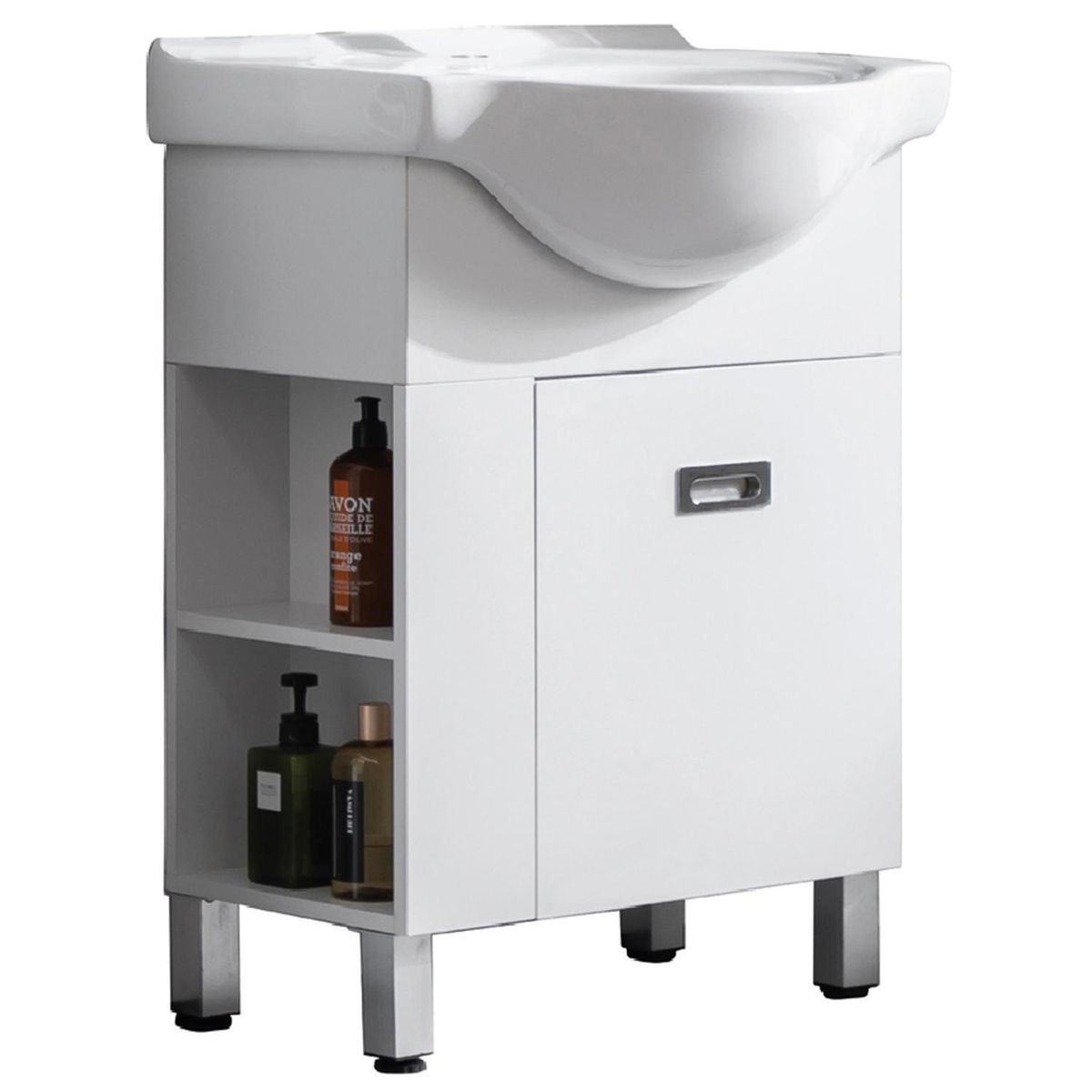 DUSCHY - Mueble Baño Malmo Blanco Soft 48x87x61 cm