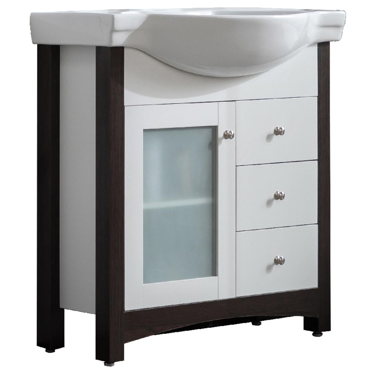 DUSCHY - Mueble Baño Compass Blanco Soft 49x87x81 cm