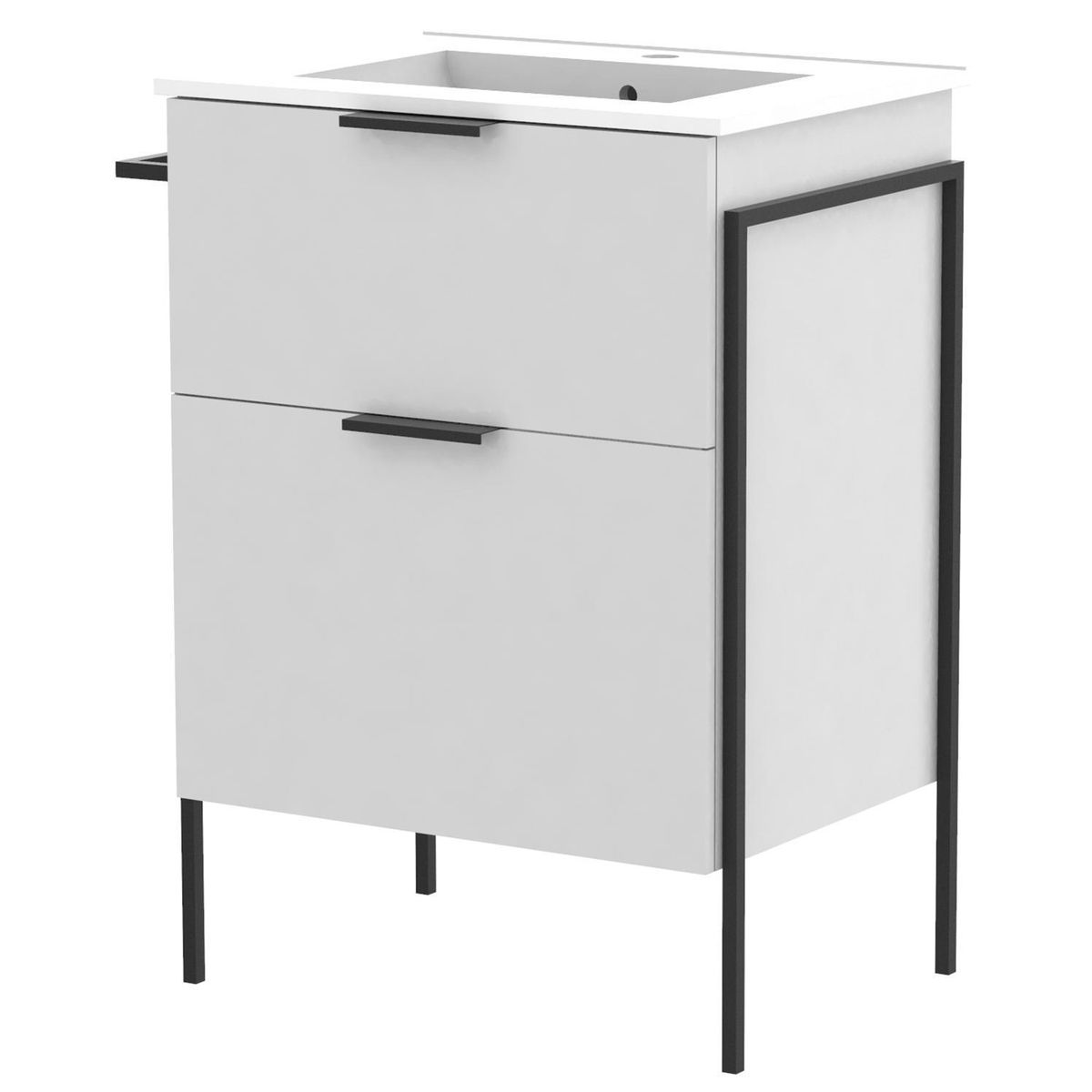 DUSCHY - Mueble Baño Aren Blanco 46x89x60 cm