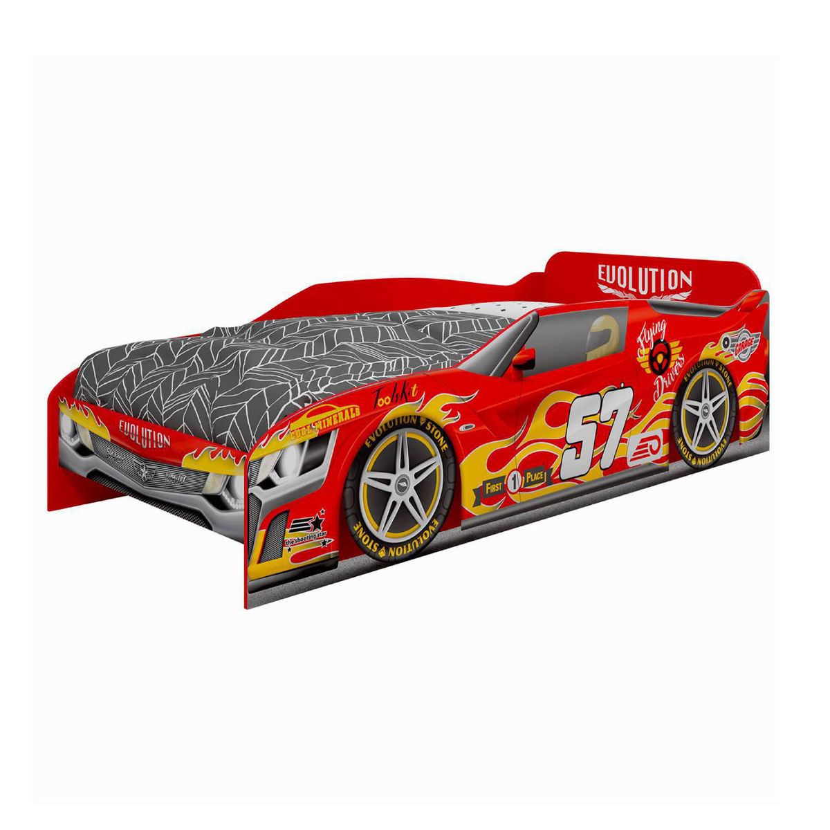 KIDSCOOL - Cama Infantil Evolution Car Rojo