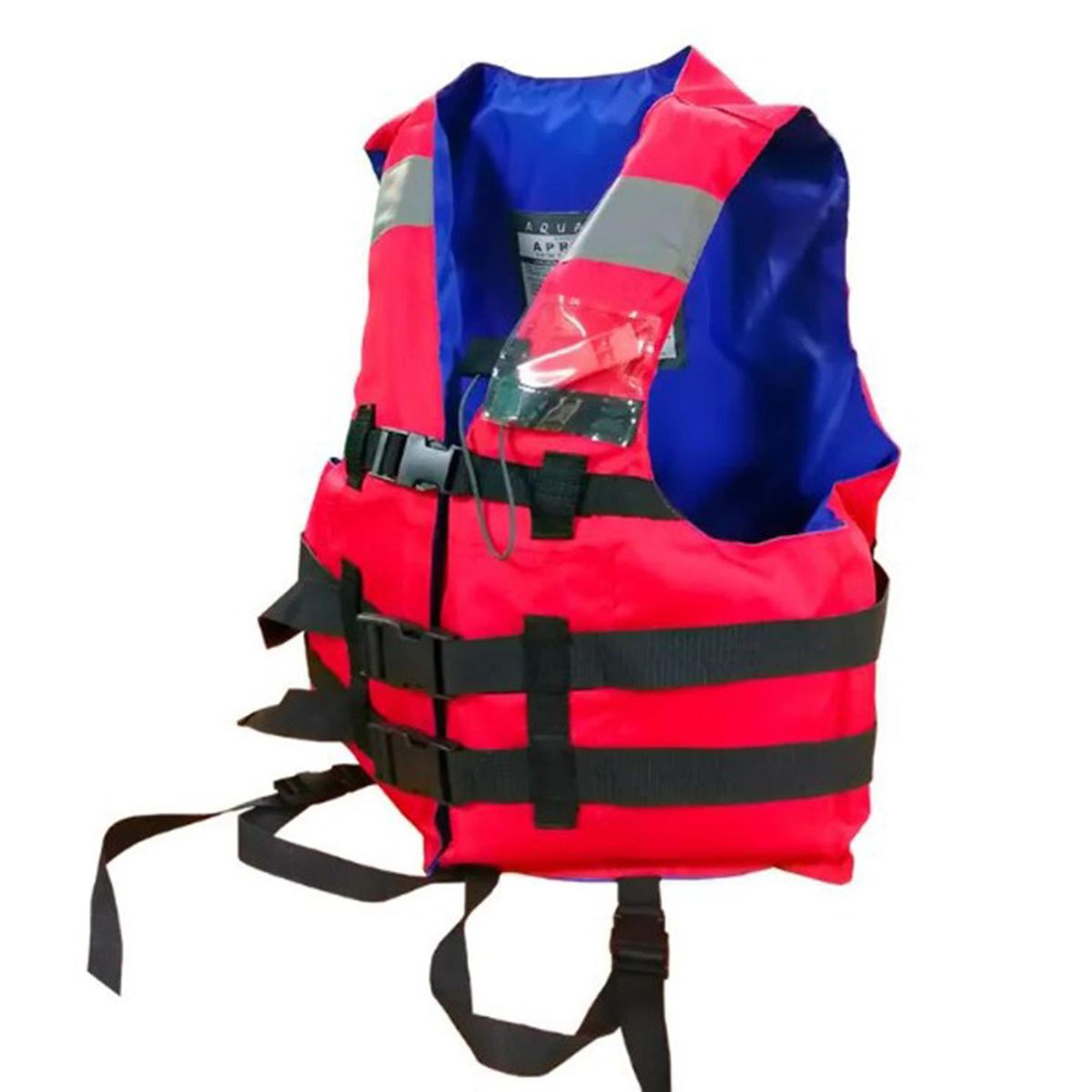 AQUAPLAST - Chaleco Salvavidas Costero Modelo K Naranjo Talla Única