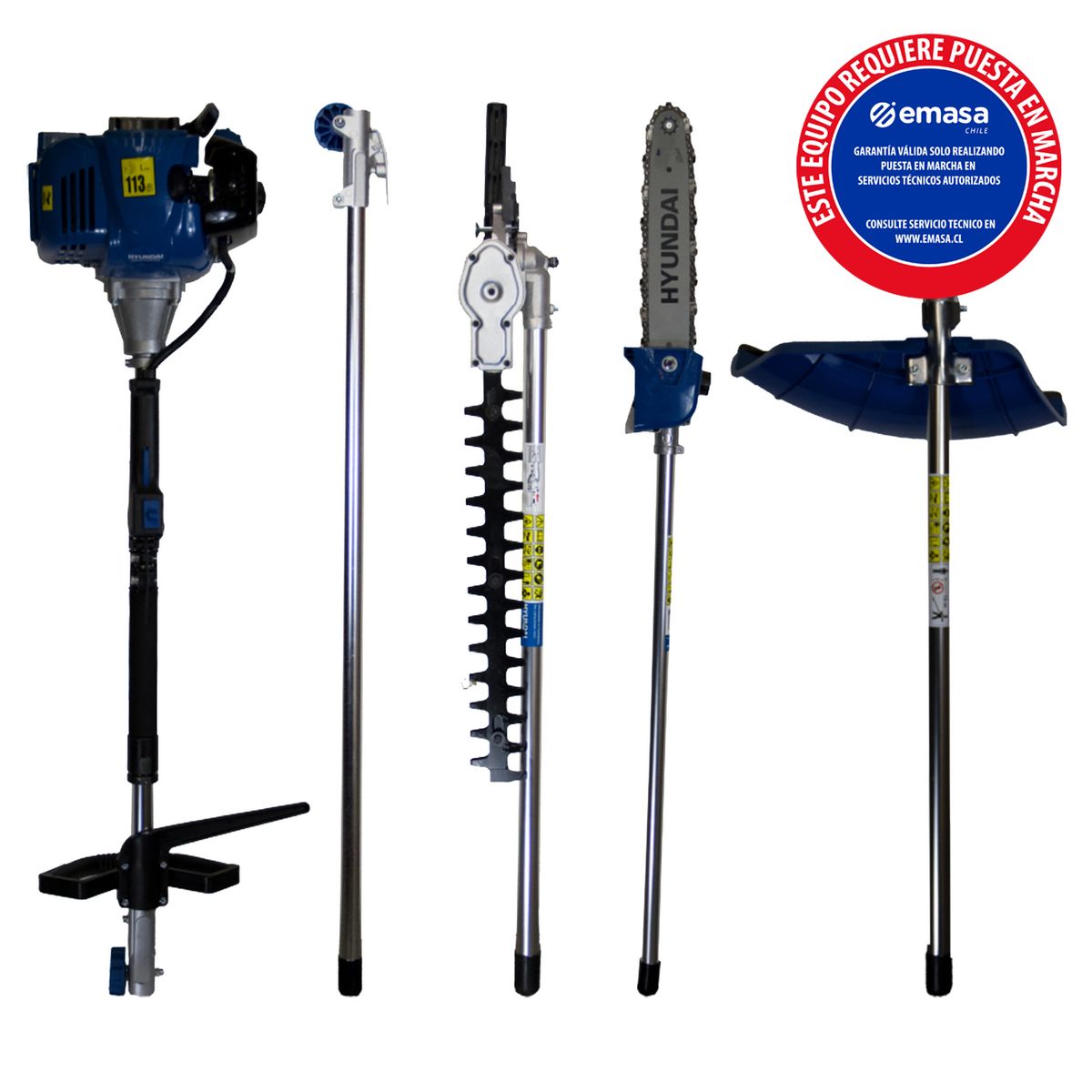 HYUNDAI - Máquina Multifuncional 5 en 1 82HYTM520