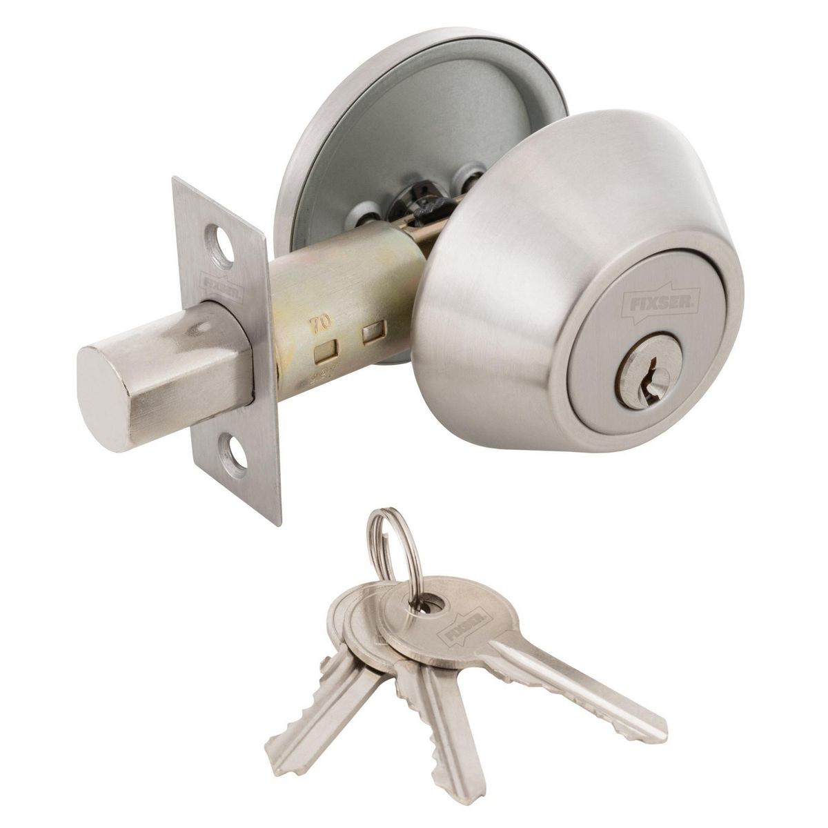 FIXSER - Cerradura Embutida Cerradura de acceso Manilla Embutida Inoxidable 