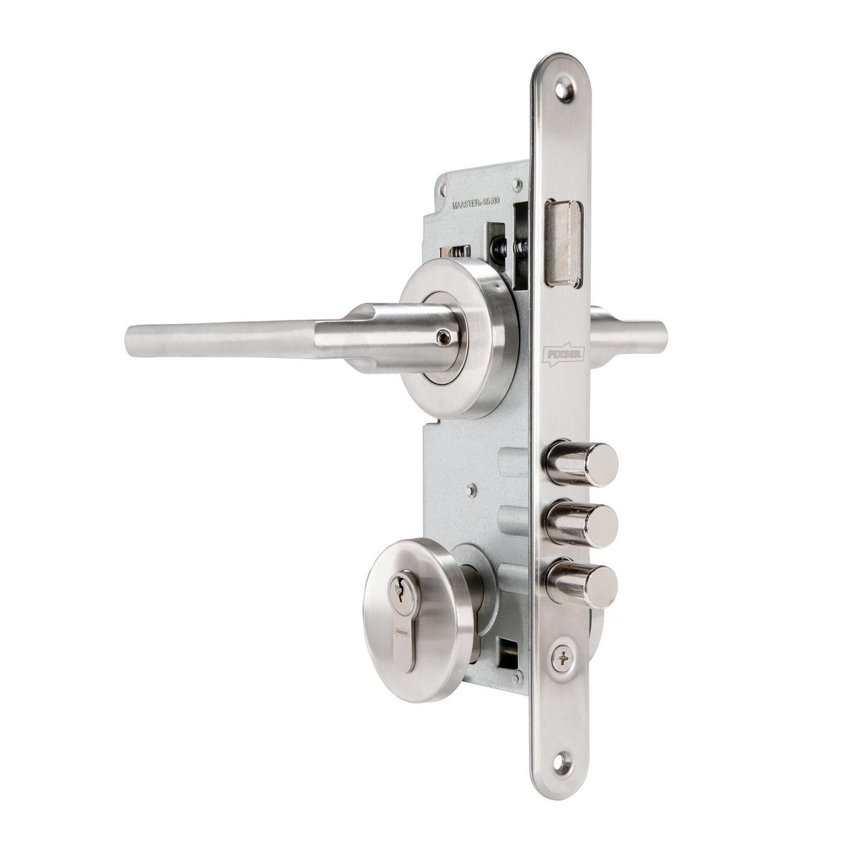 FIXSER - Cerradura Embutida Cerradura de acceso Manilla Embutida Inoxidable 