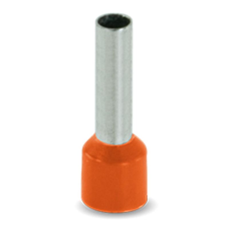 LEXO - Ferrul naranjo para cable calibre 22AWG 100 unidades