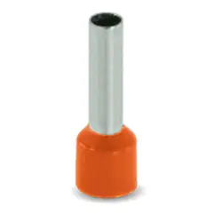 LEXO - Ferrul naranjo para cable calibre 22AWG 100 unidades