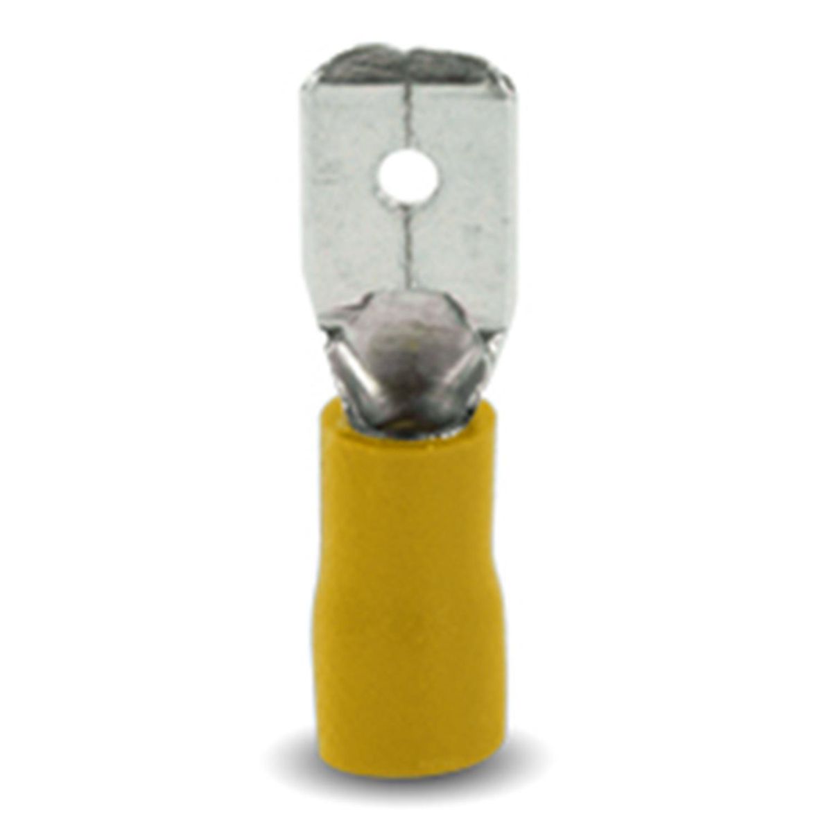 LEXO - Terminal macho media para cables calibre 10-12AWG 50 unidades