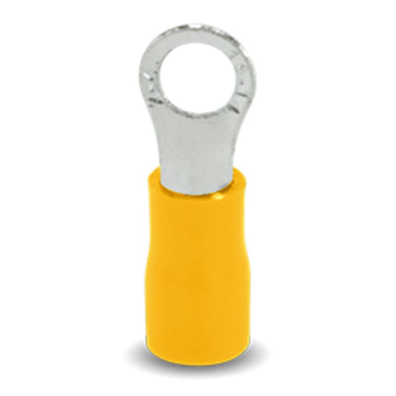 LEXO - Terminal tipo anillo para cables calibre 10-12AWG 4,3mm 50 unidades