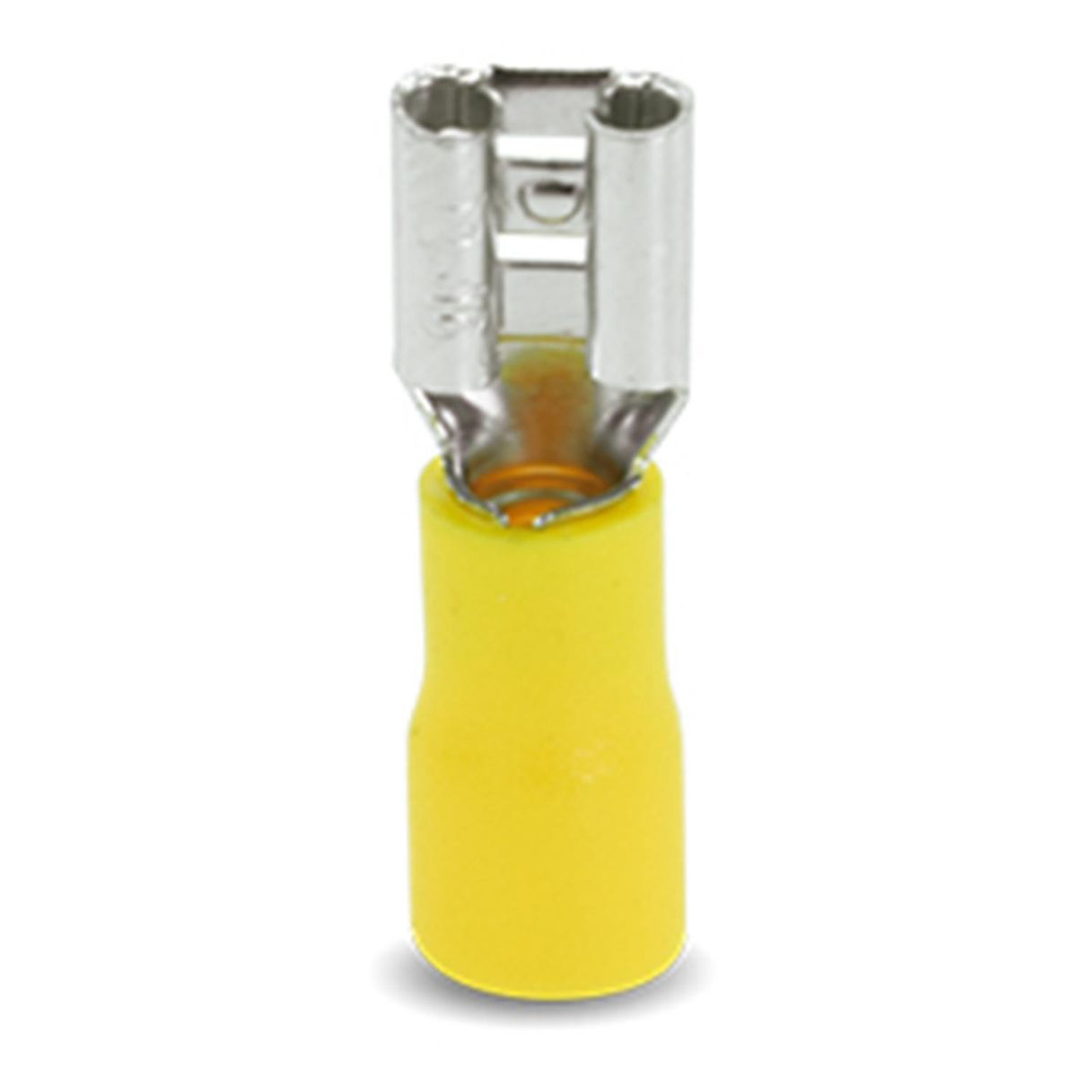 LEXO - Terminal hembra media para cables calibre 10-12AWG 50 unidades