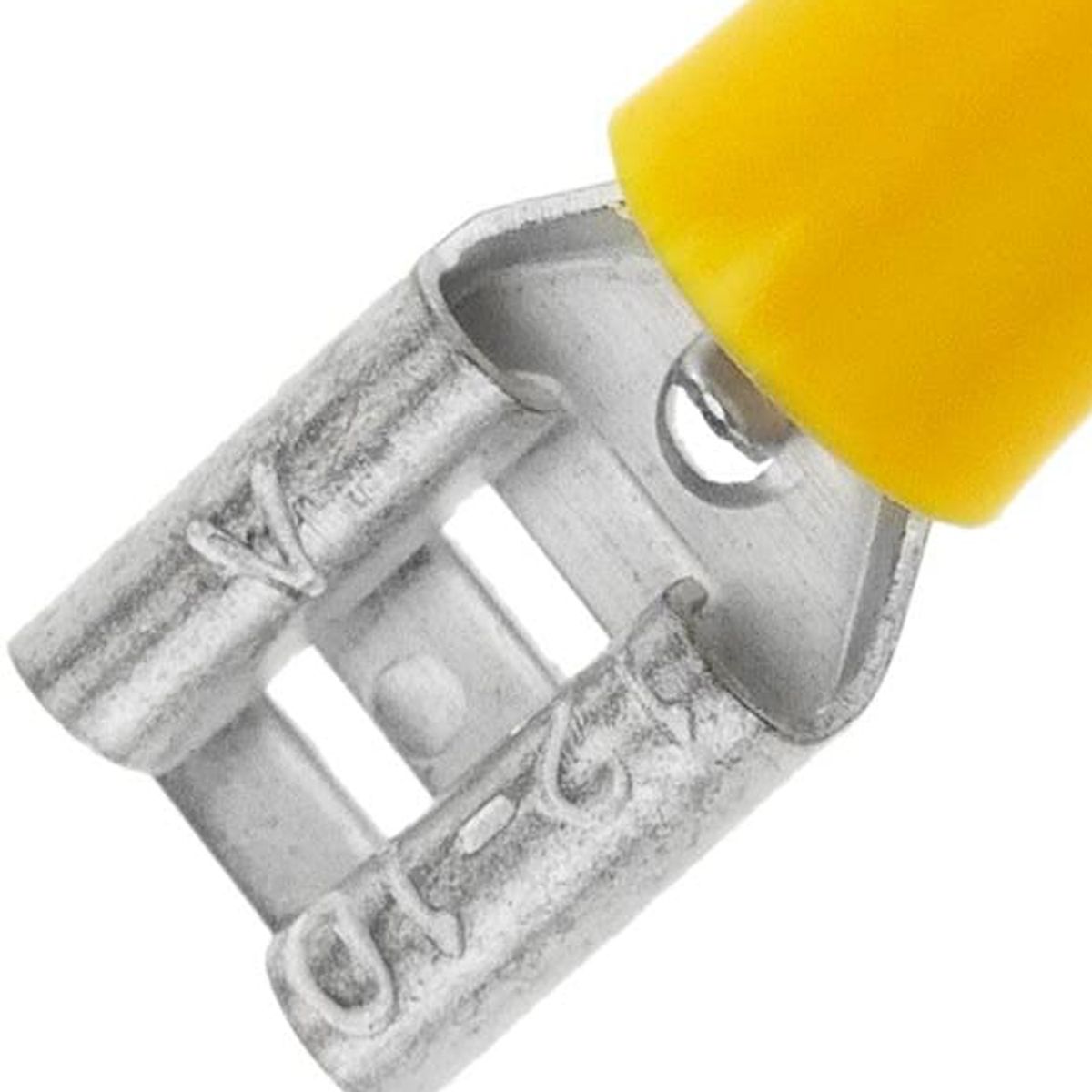 LEXO - Terminal hembra media para cables calibre 10-12AWG 50 unidades
