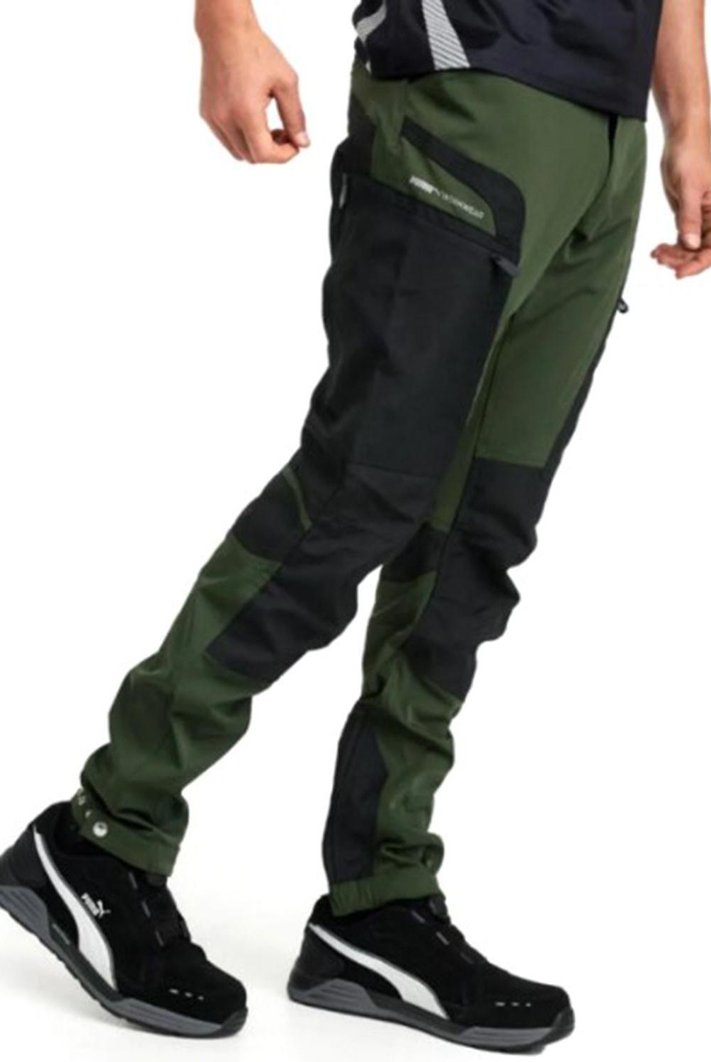 PUMA WORKWEAR - Pantalón Outdoor talla L verde