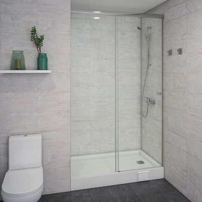 Imagen 2 del producto Mampara Corredera 110x185 cm Vidrio Templado