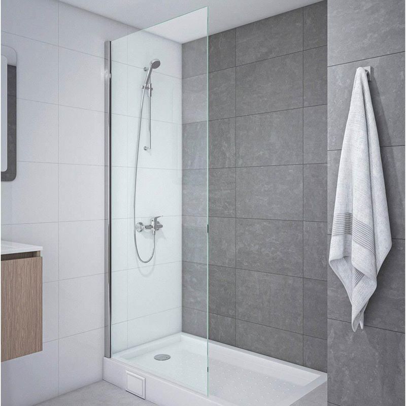STRETTO - Mampara Fija 80 x 185 cm Vidrio Templado