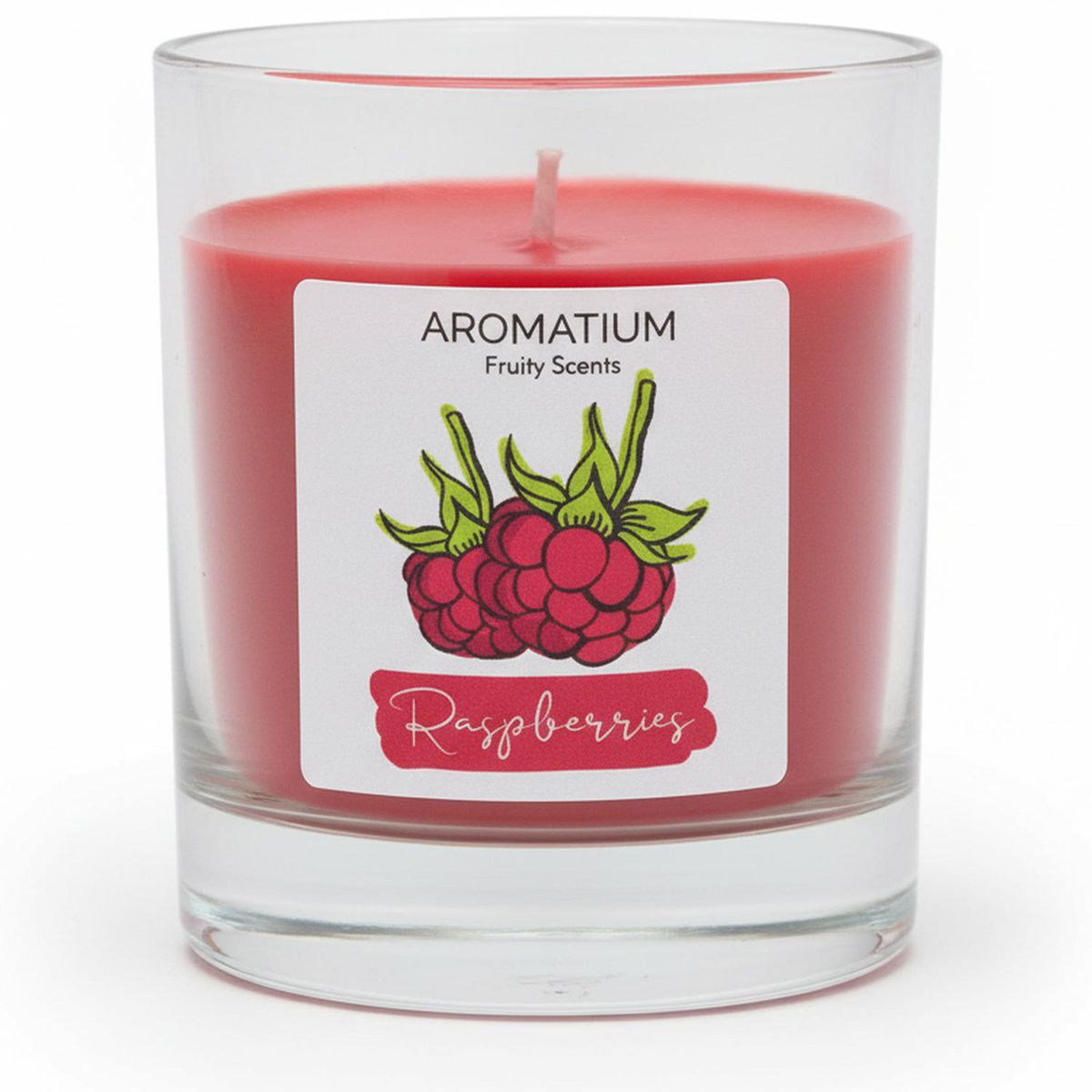 GENERICO - Vela vidrio Fruity Scents, frambuesas 9x8cm