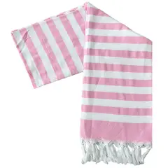 SELIN - Toalla Turca Umay 240 gr Algodón 100x180 cm Rosa