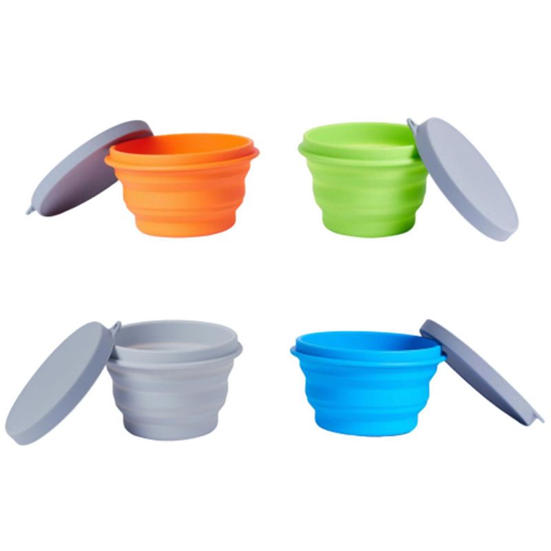 PRO OUTDOOR - Bowl Plegable 1 l Silicona Colores Surtidos