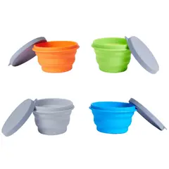 PRO OUTDOOR - Bowl Plegable 1 l Silicona Colores Surtidos