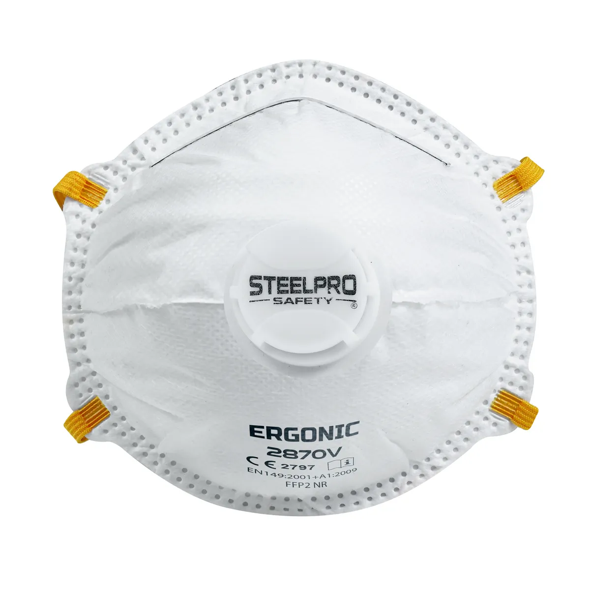 STEELPRO - Pack mascarillas 2 un 2870V FFP2 con valvula