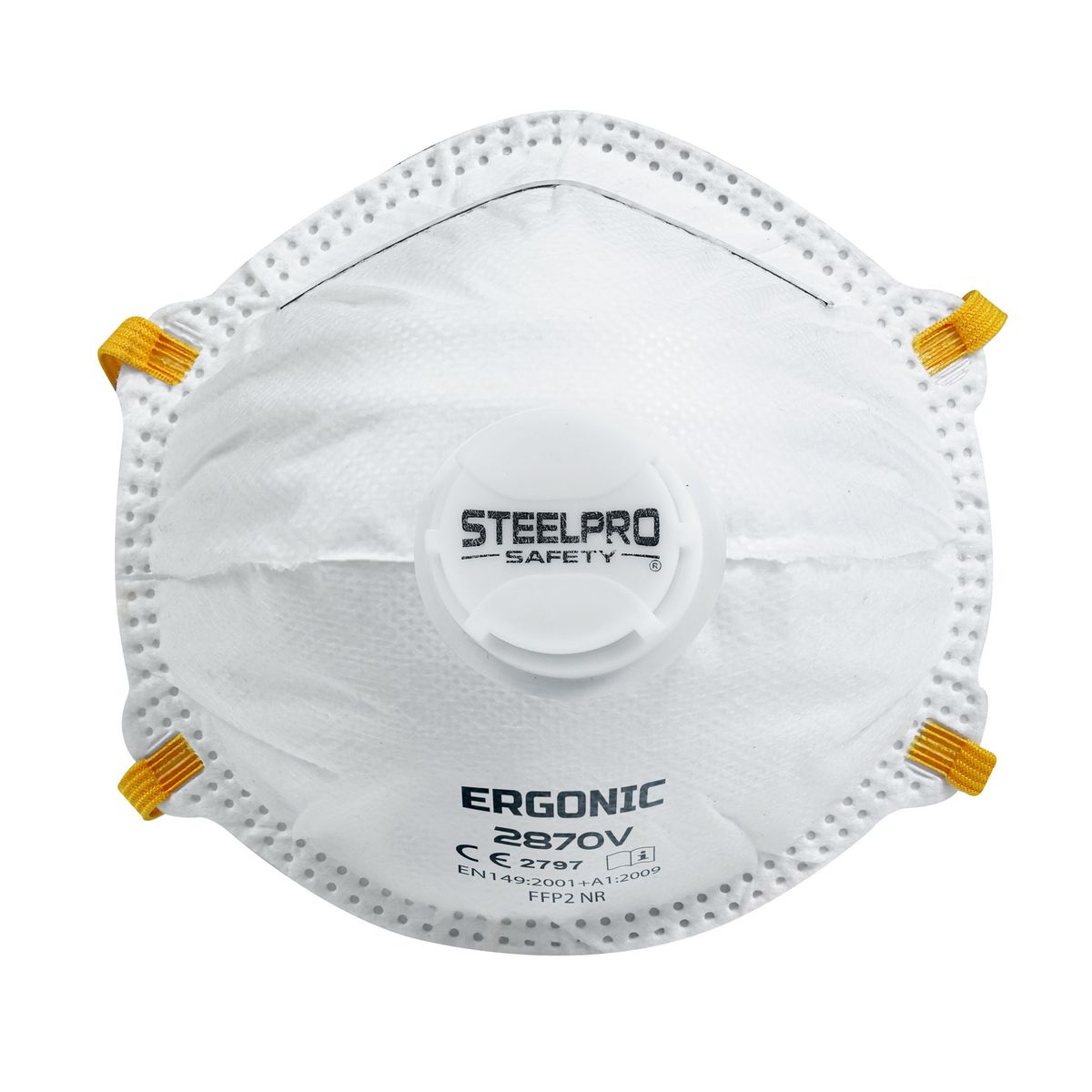 STEELPRO - Pack mascarillas 2 un 2870V FFP2 con valvula