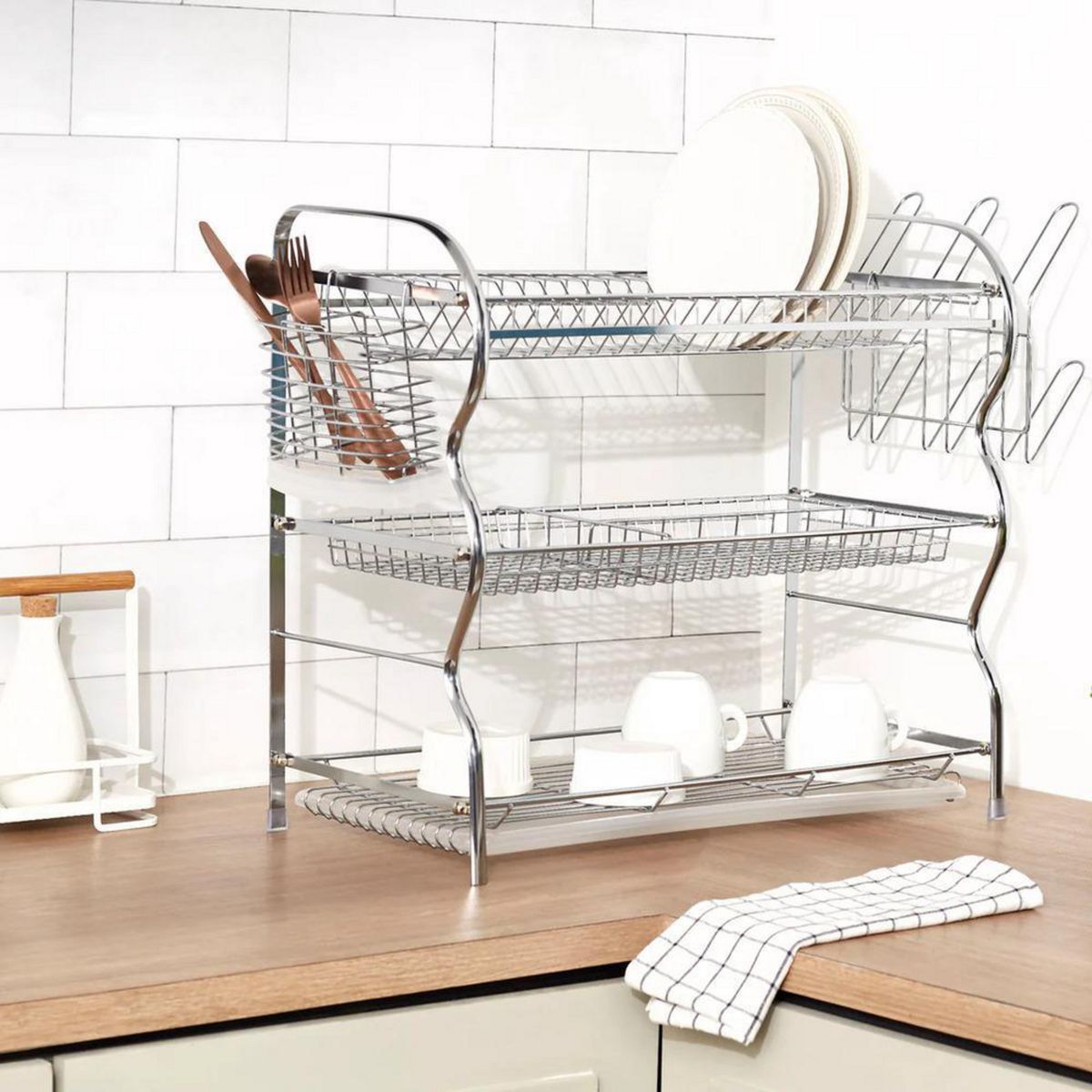 SIMPLE COOK - Secaplatos Simple Cook cromo XL