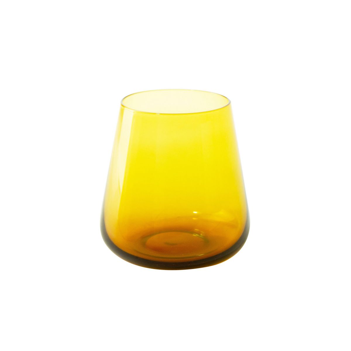 DECO EXPRESS - Vaso de vidrio 460 ml Valeria ambar