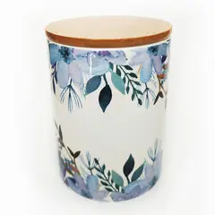 PK HOME - Canister cerámica y madera M Vintage