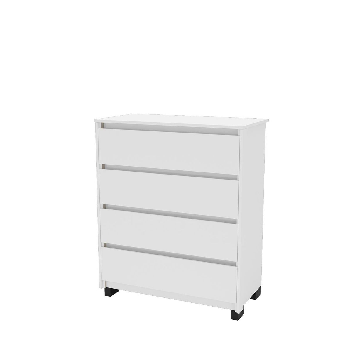 VEKKAHOME - Cómoda 4 Cajón(es) Coimbra 87x104.7x44.3 cm Blanco