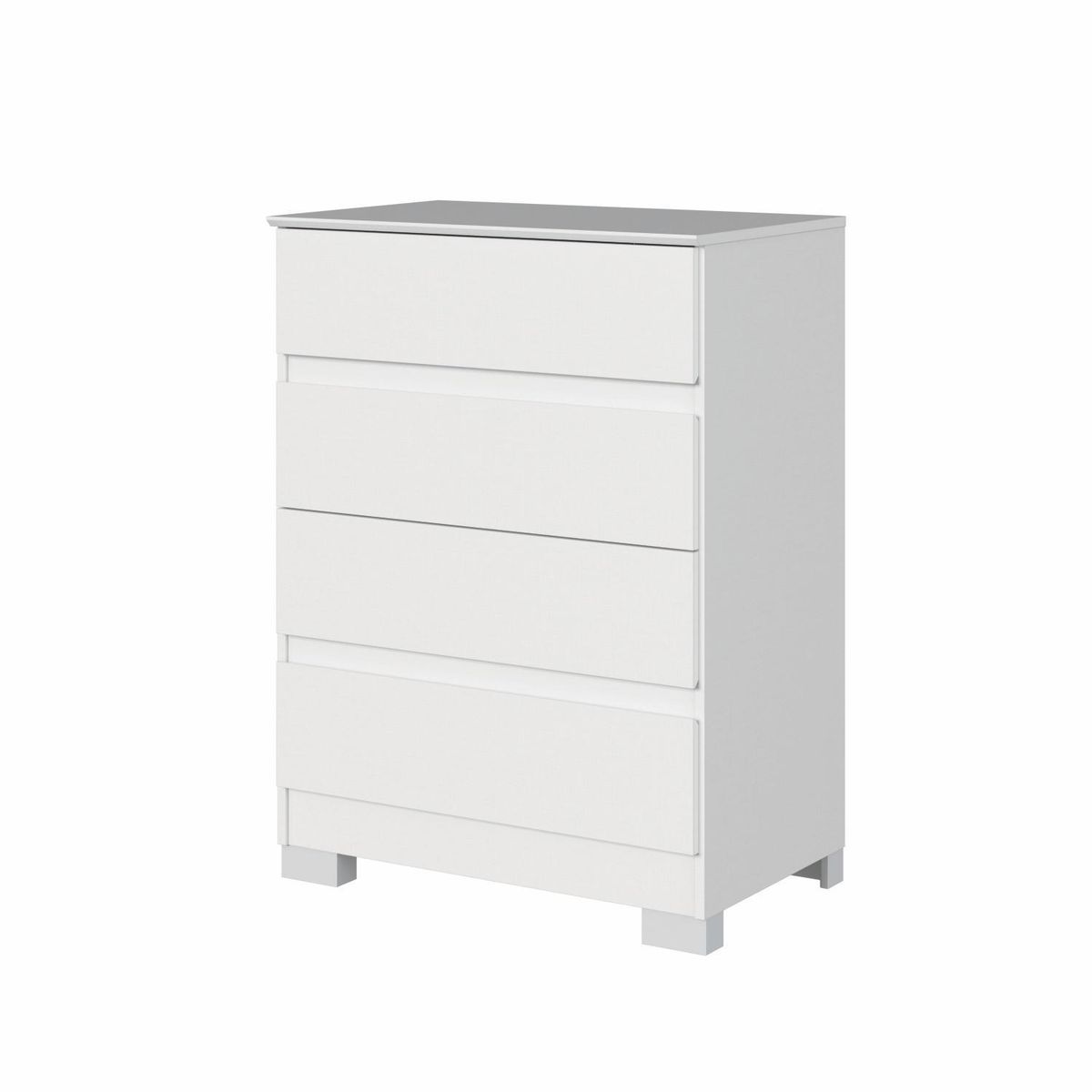 VEKKAHOME - Cómoda 4 Cajón(es) Maia 71.5x97x45.3 cm Blanco