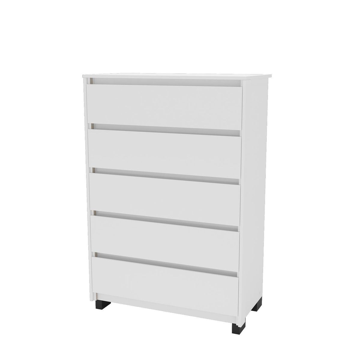 VEKKAHOME - Cómoda 5 Cajón(es) Coimbra 87x127.9x44.3 cm Blanco