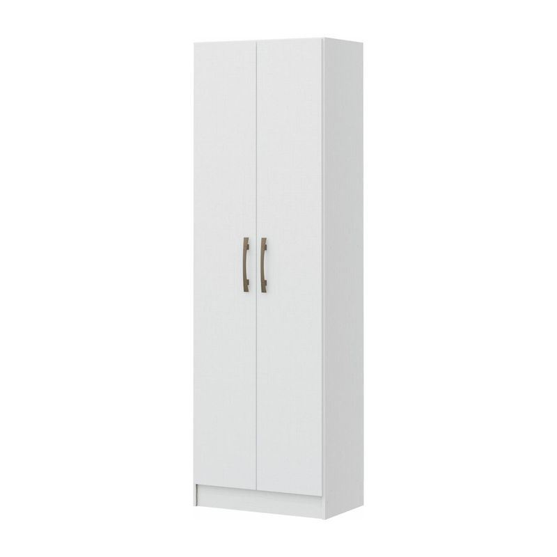 VEKKAHOME - Clóset Queen 2 Puerta(s) 5 Repisa(s) 55xx33,5 cm Blanco