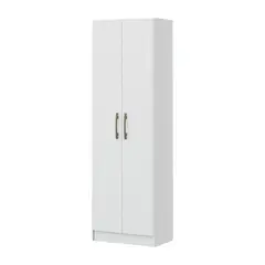 VEKKAHOME - Clóset Queen 2 Puerta(s) 5 Repisa(s) 55xx33,5 cm Blanco