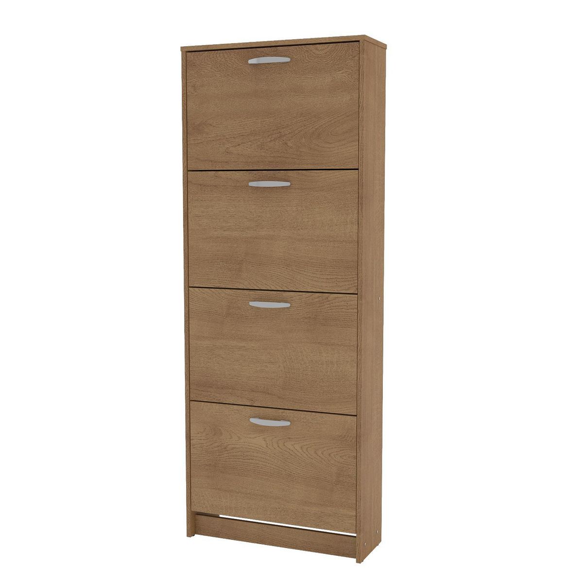 VEKKAHOME - Zapatera Nick MDP 4 Nivel(es) 64x166.5x22 cm Café