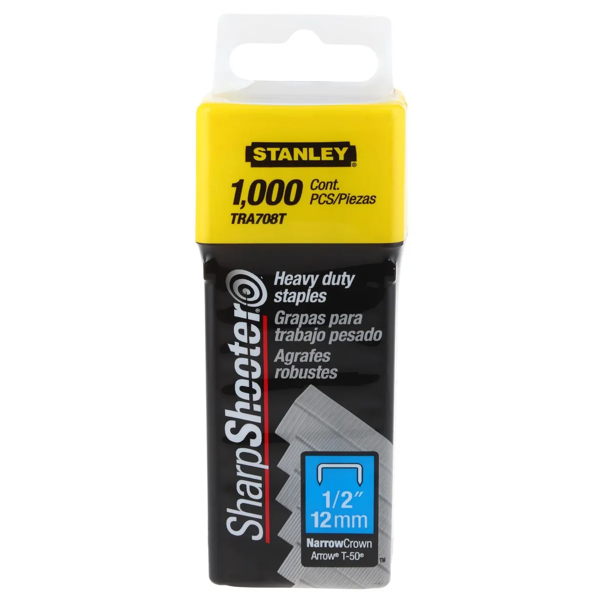 STANLEY - Grapa 1/2" 1000 unidades