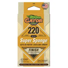 GATOR - Súper Esponja de Lija Premium Antiempaste al Seco Grano OA 220