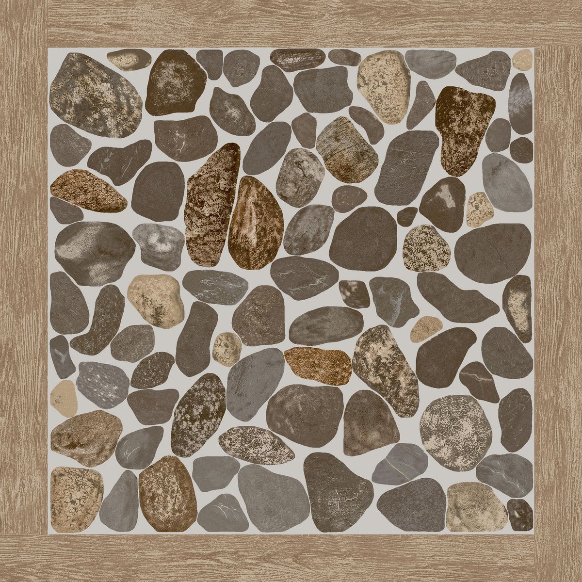 CORDILLERA - Cerámica 45x45 cm Woodriver Multicolor 2.29 m2