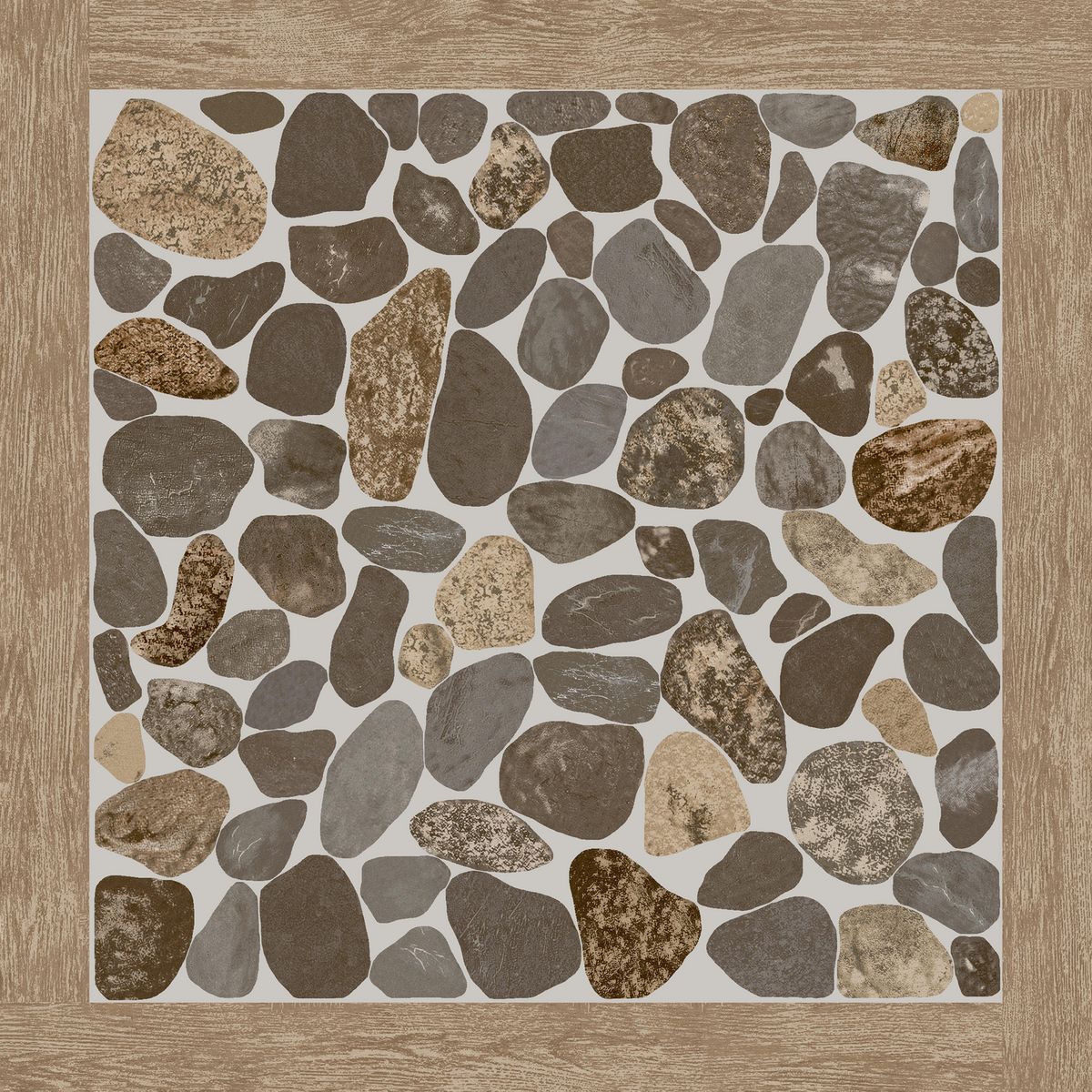 CORDILLERA - Cerámica 45x45 cm Woodriver Multicolor 2.29 m2