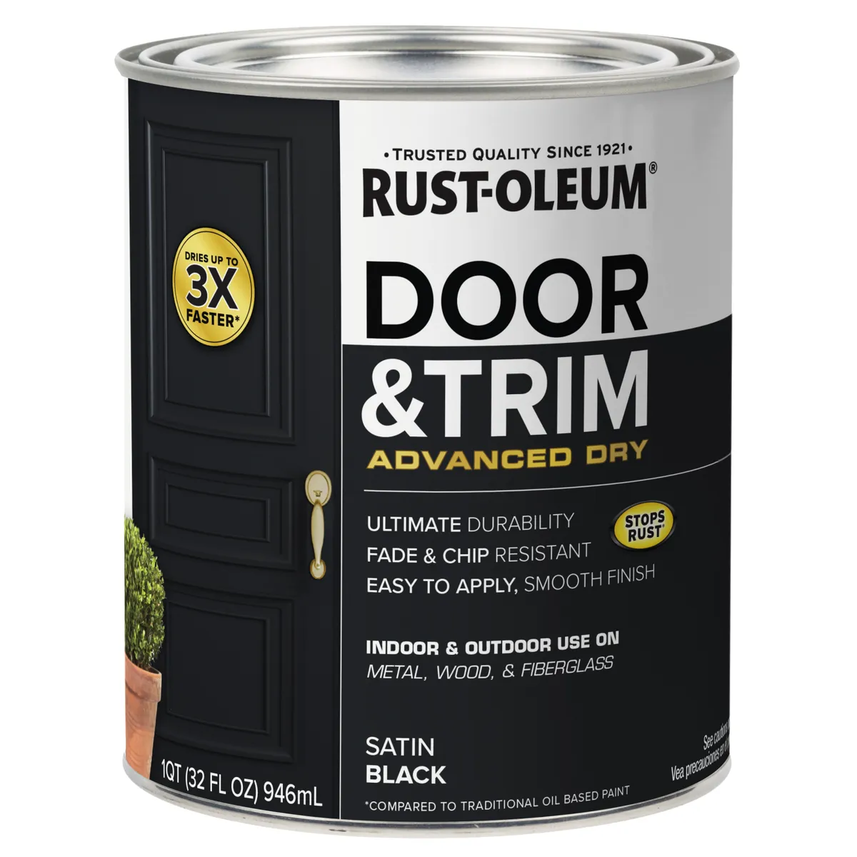 RUST OLEUM - Pintura Puertas y Molduras 0.25 galón(es) 