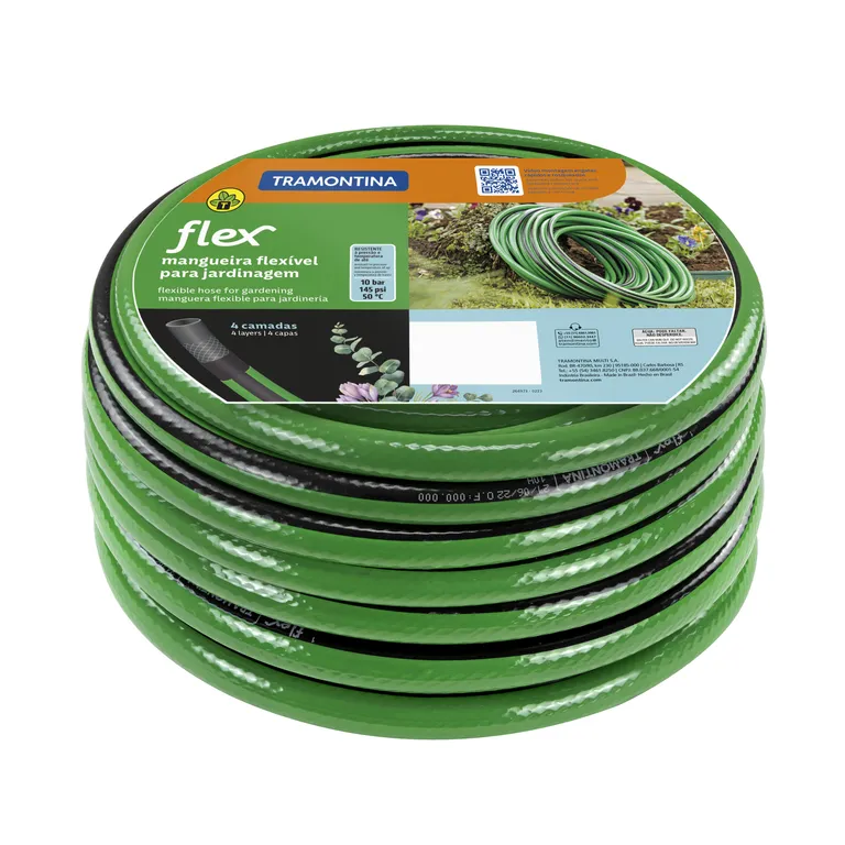 Manguera jardin flexible rayada 20 m