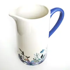 PK HOME - Jarra de Cerámica 1300 ml Flores Estampado