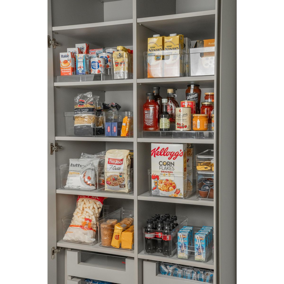 OU - Organizador despensa con tapa 30x15x13 cm