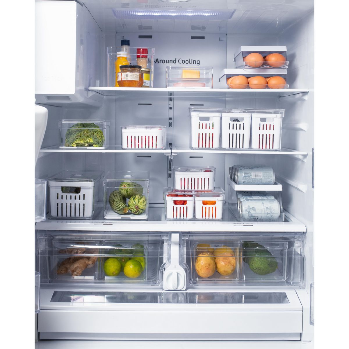 OU - Organizador refrigerador 2 cestas 2,2 l
