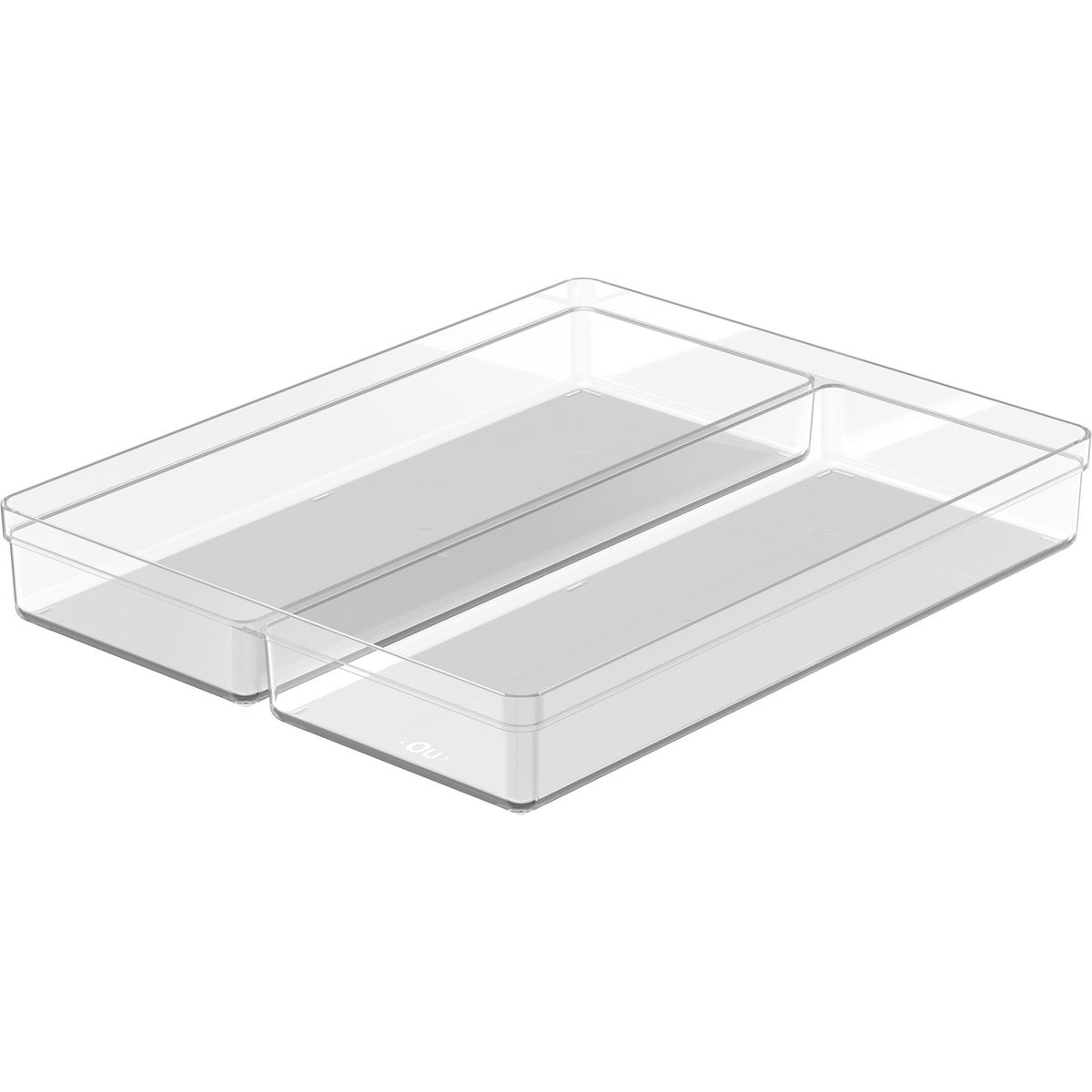 OU - Organizador cajón 37,5x30x5,6 cm transparente