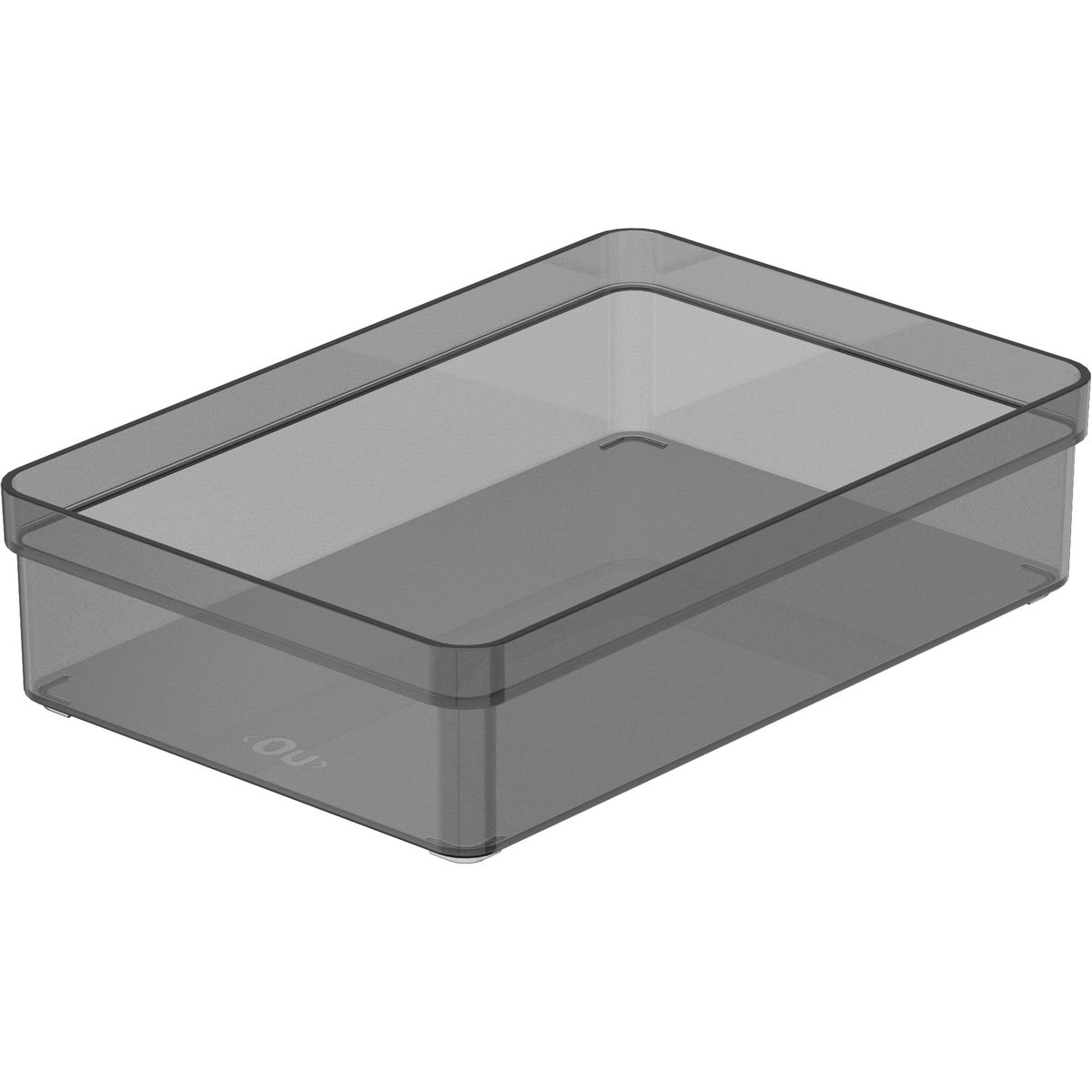 OU - Organizador cajón 22,5x15x5,6 cm gris
