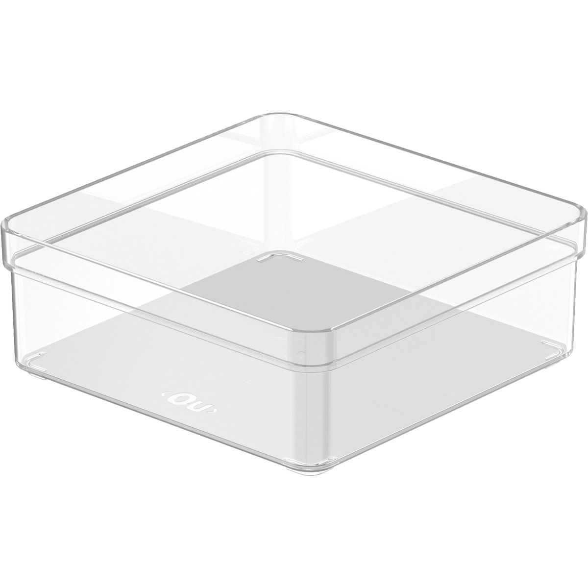 OU - Organizdor cajón 15x15x5,6 cm transparente